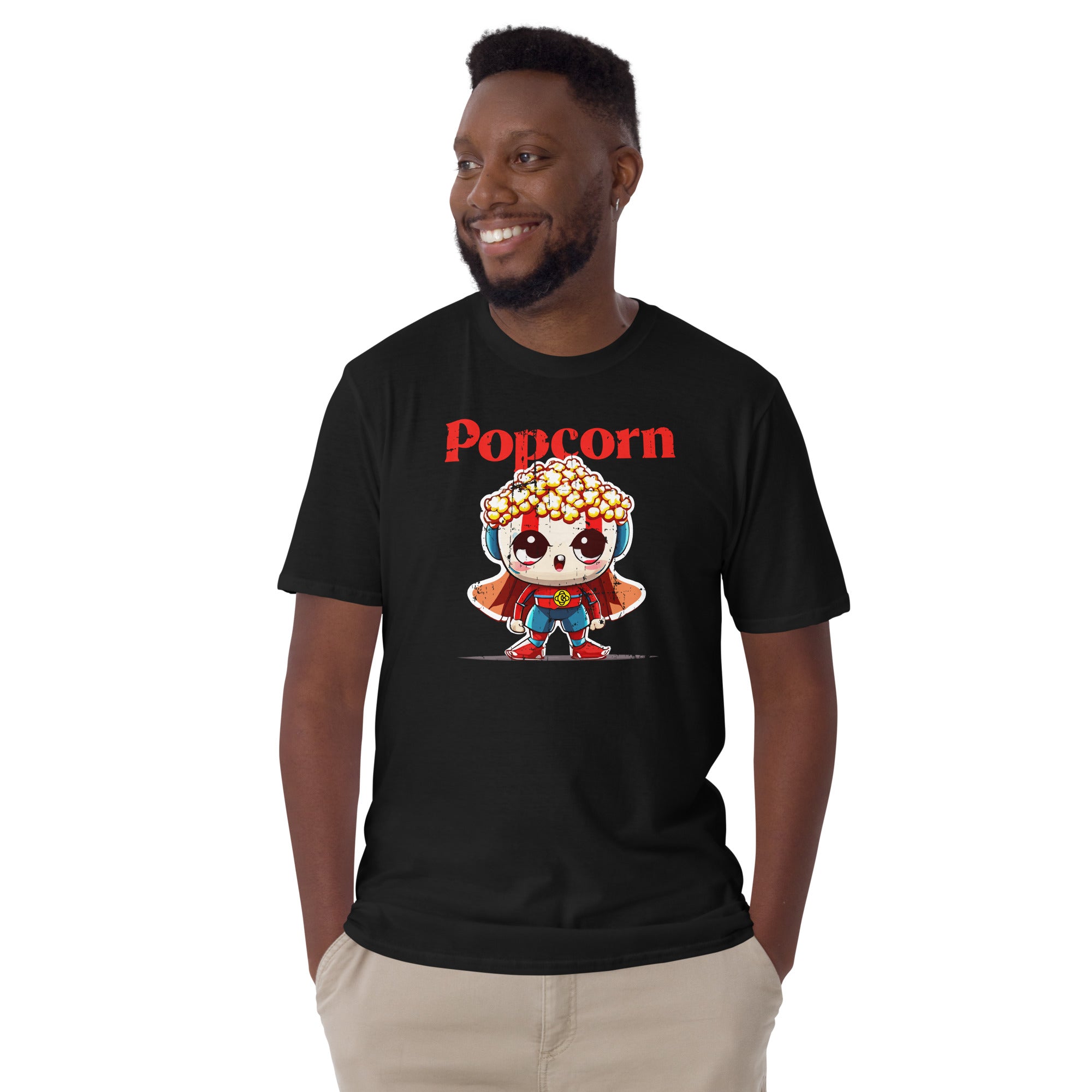 Popcorn Hero Short Sleeve Unisex T Shirt